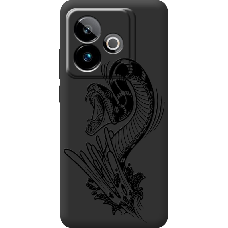 Чорний чохол BoxFace Realme GT 7 5G Snake