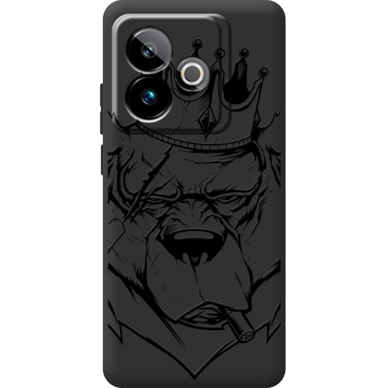 Чорний чохол BoxFace Realme GT 7 5G Bear King