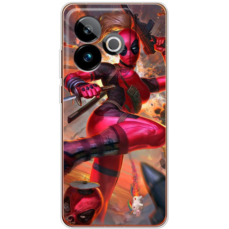 Чохол BoxFace Realme GT 7T 5G Woman Deadpool