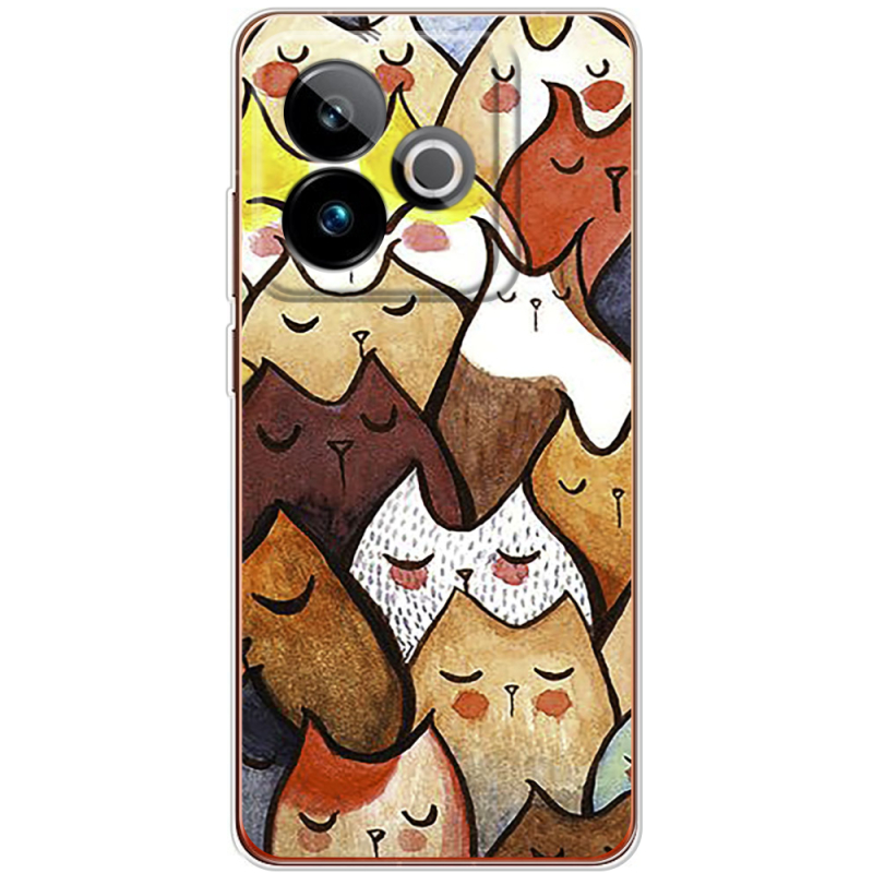 Чохол BoxFace Realme GT 7T 5G Sleepy Cats