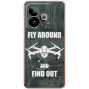 Чохол BoxFace Realme GT 7T 5G Дрон Fly Around