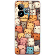 Чохол BoxFace Realme GT 7T 5G Котики муркотики