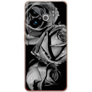 Чохол BoxFace Realme GT 7T 5G Black and White Roses