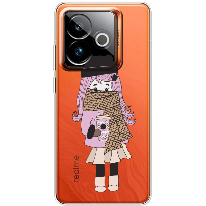 Прозорий чохол BoxFace Realme GT 7T 5G Winter Morning Girl