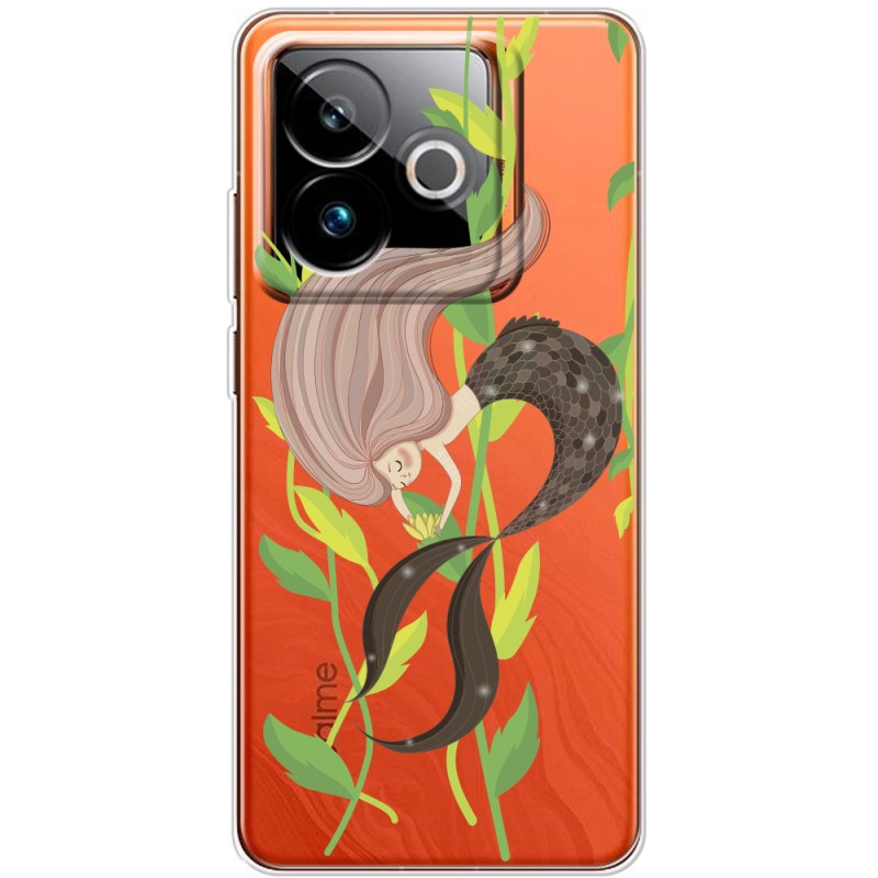 Прозорий чохол BoxFace Realme GT 7T 5G Cute Mermaid