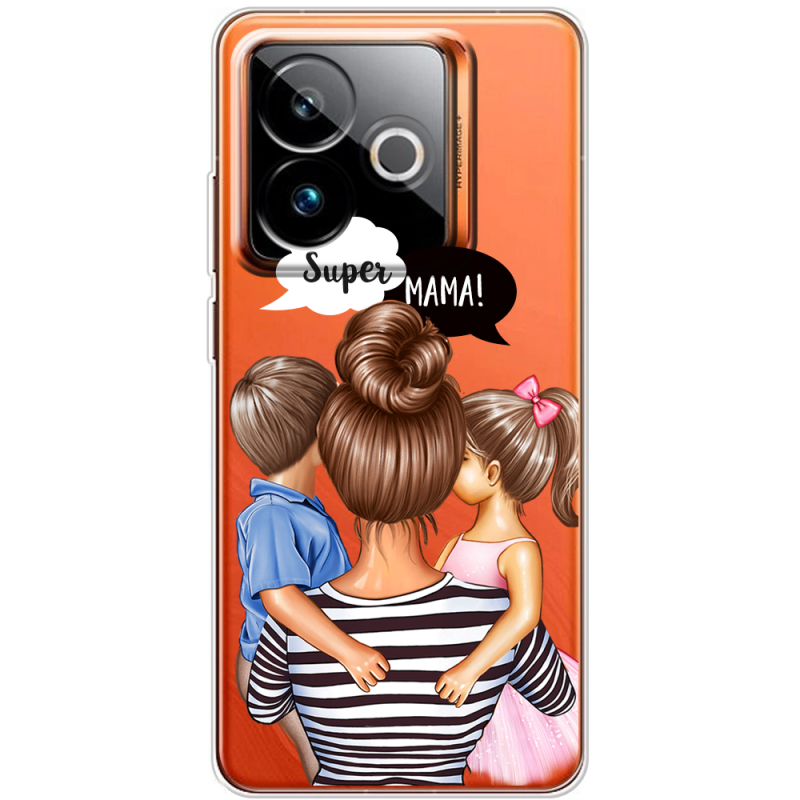 Прозорий чохол BoxFace Realme GT 7T 5G Super Mama