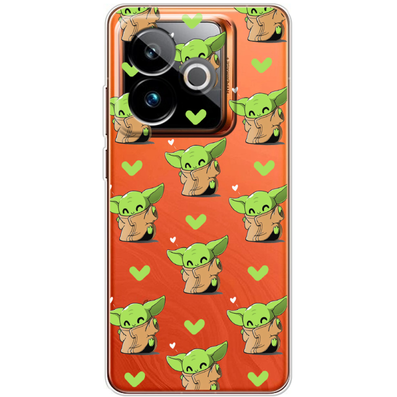 Прозорий чохол BoxFace Realme GT 7T 5G Pattern Baby Yoda