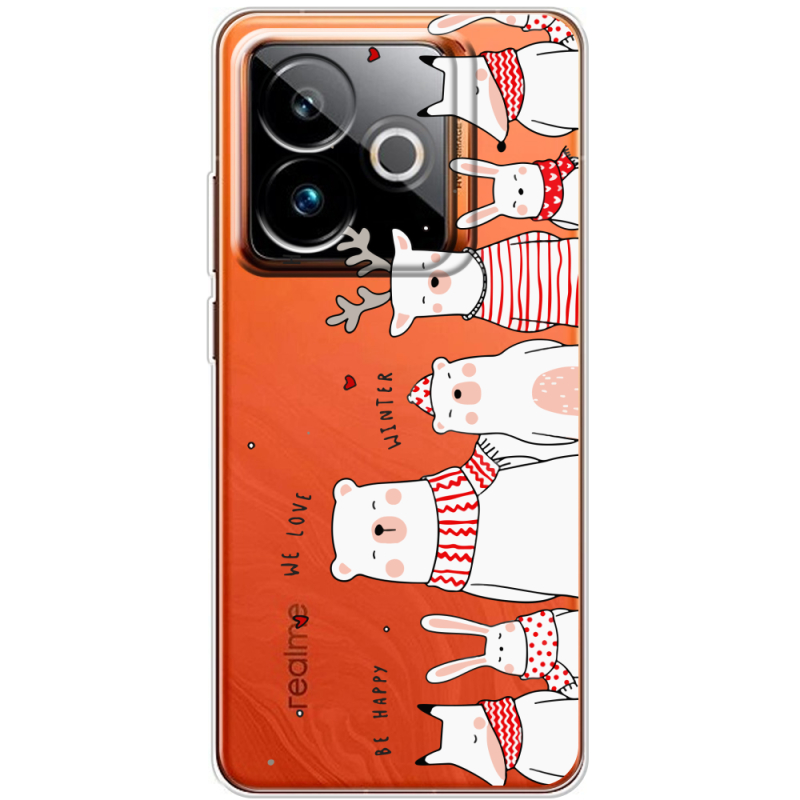 Прозорий чохол BoxFace Realme GT 7T 5G The Friendly Beasts