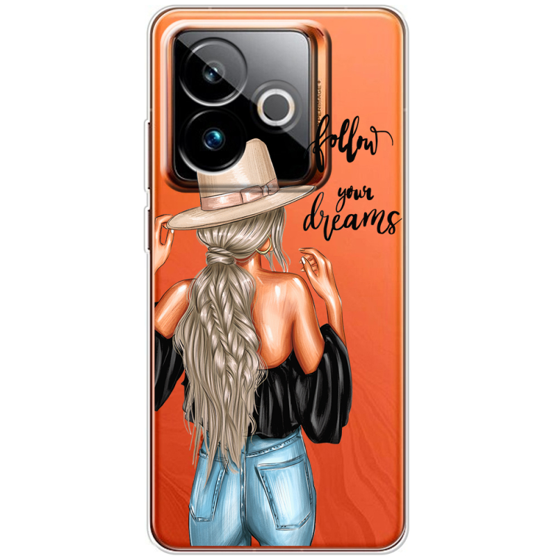 Прозорий чохол BoxFace Realme GT 7T 5G Follow Your Dreams
