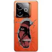 Прозорий чохол BoxFace Realme GT 7T 5G Нападение Титана