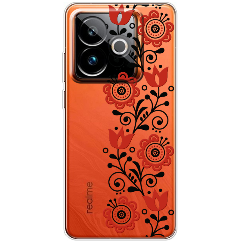 Прозорий чохол BoxFace Realme GT 7T 5G Ethno Ornament