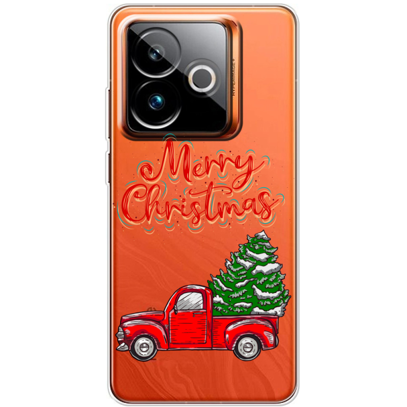 Прозорий чохол BoxFace Realme GT 7T 5G Holiday Car
