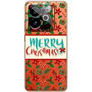 Прозорий чохол BoxFace Realme GT 7T 5G Vintage Christmas Pattern