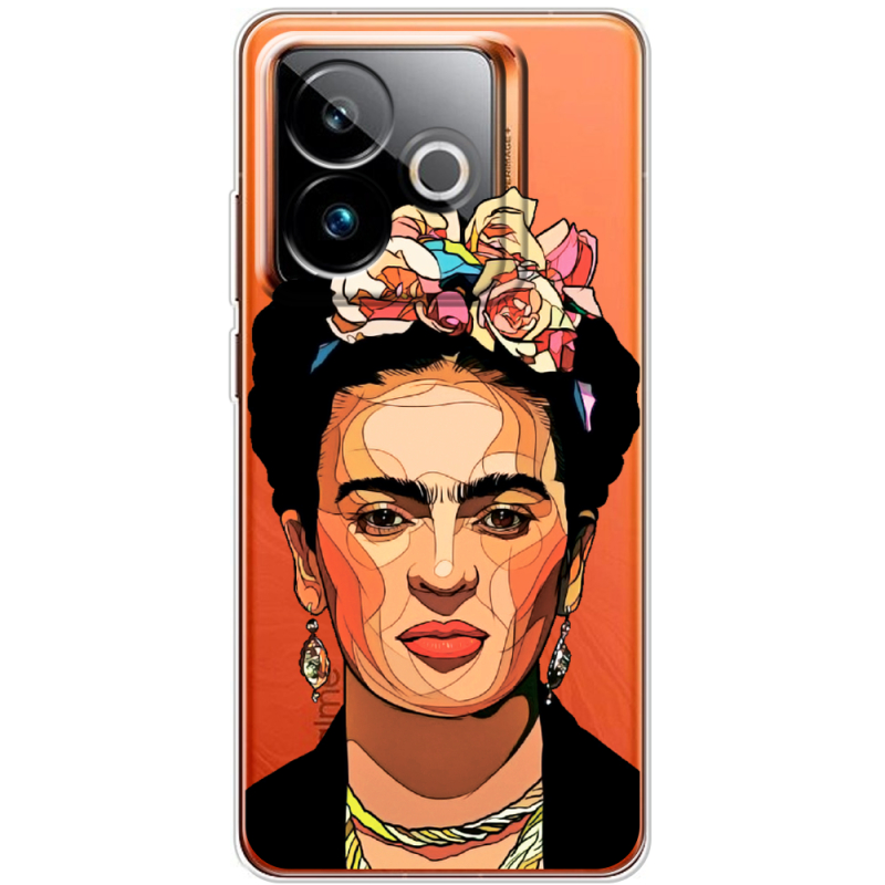 Прозорий чохол BoxFace Realme GT 7T 5G Фрида Кало