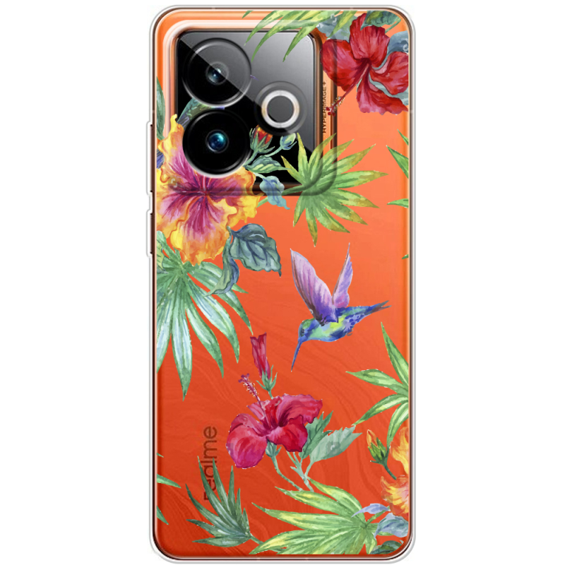 Прозорий чохол BoxFace Realme GT 7T 5G Tropical