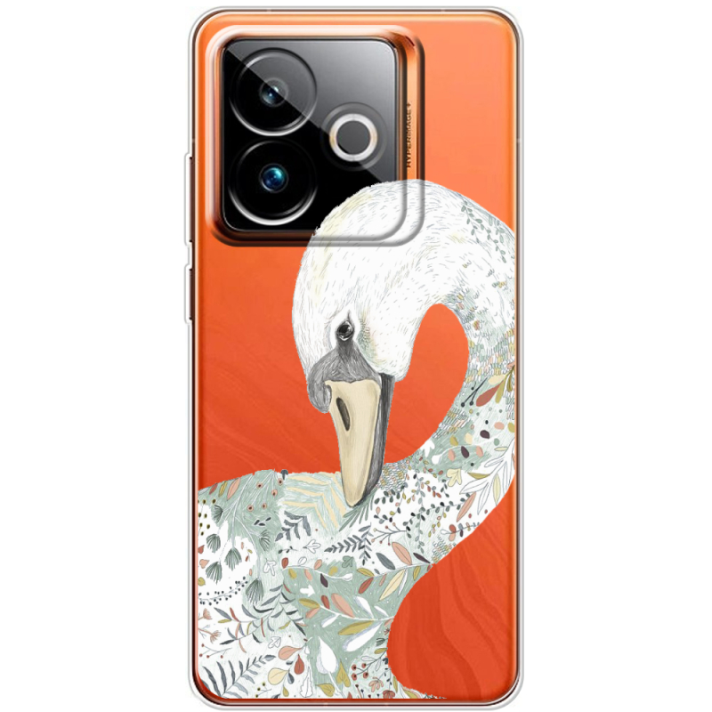 Прозорий чохол BoxFace Realme GT 7T 5G Swan