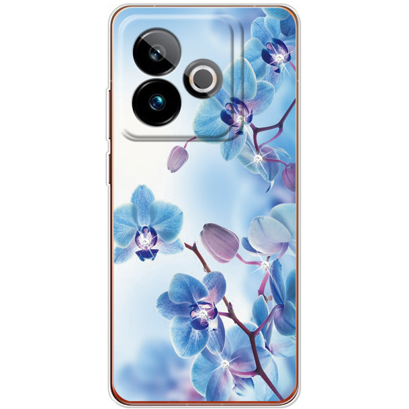 Чохол зі стразами Realme GT 7T 5G Orchids