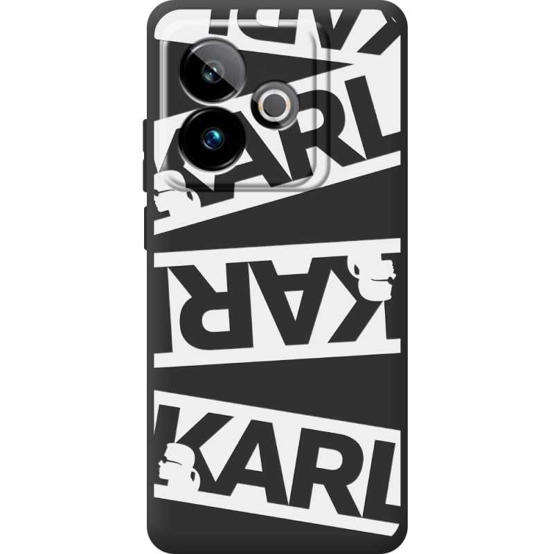 Чорний чохол BoxFace Realme GT 7T 5G White Karl