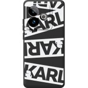 Чорний чохол BoxFace Realme GT 7T 5G White Karl