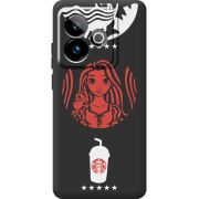 Чорний чохол BoxFace Realme GT 7T 5G RedWhite Coffee