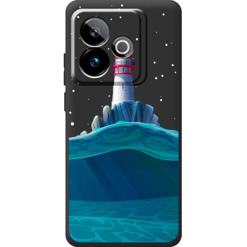 Чорний чохол BoxFace Realme GT 7T 5G Lighthouse