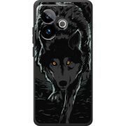 Чорний чохол BoxFace Realme GT 7T 5G Wolf