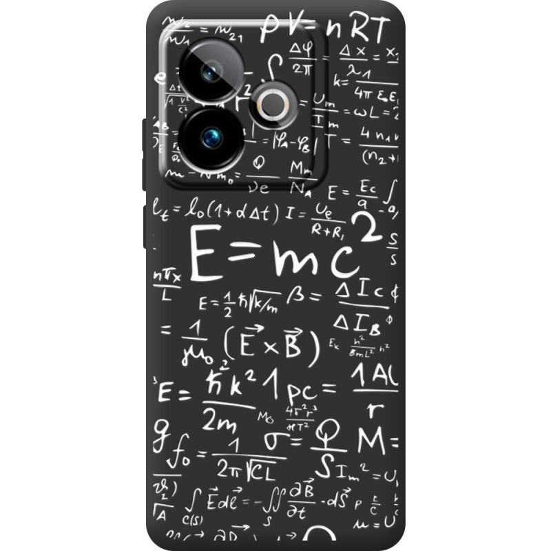 Чорний чохол BoxFace Realme GT 7T 5G E=mc2