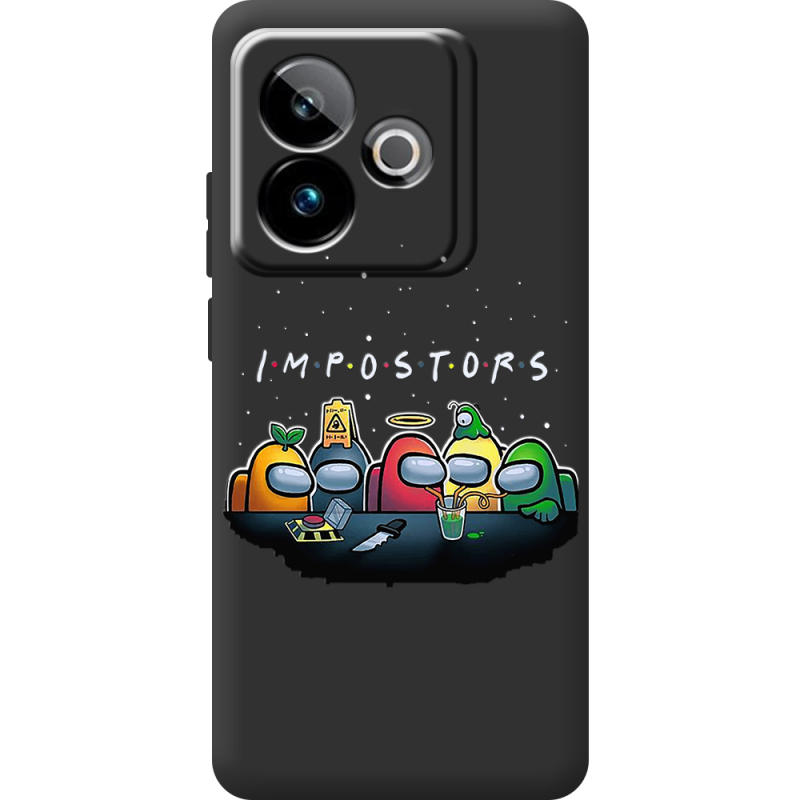 Чорний чохол BoxFace Realme GT 7T 5G Among Us Impostors