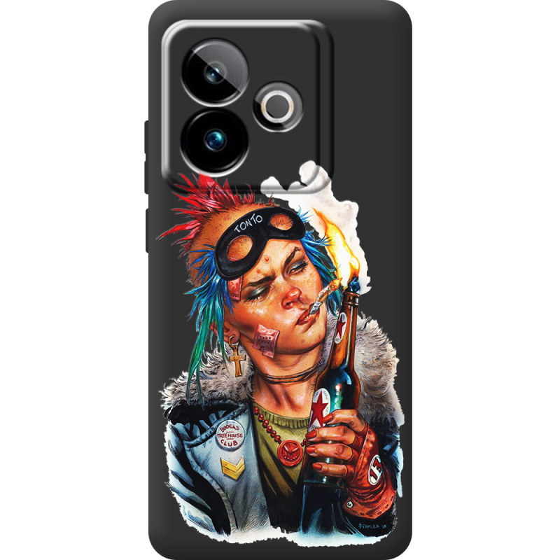 Чорний чохол BoxFace Realme GT 7T 5G Tanker Girl