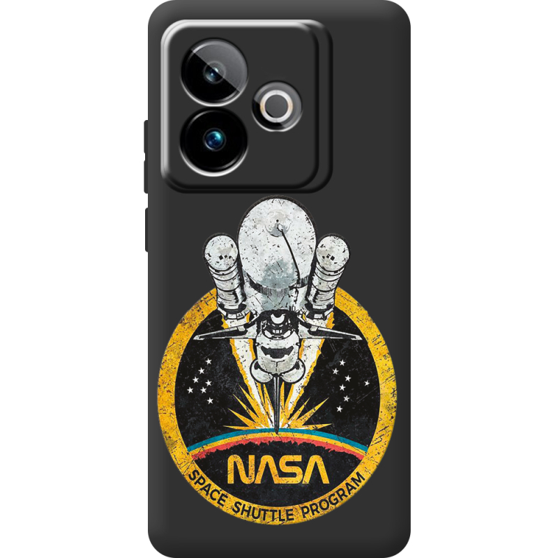 Чорний чохол BoxFace Realme GT 7T 5G NASA Spaceship