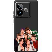 Чорний чохол BoxFace Realme GT 7T 5G BTS