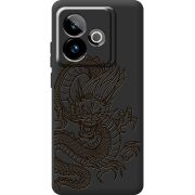 Чорний чохол BoxFace Realme GT 7T 5G Chinese Dragon