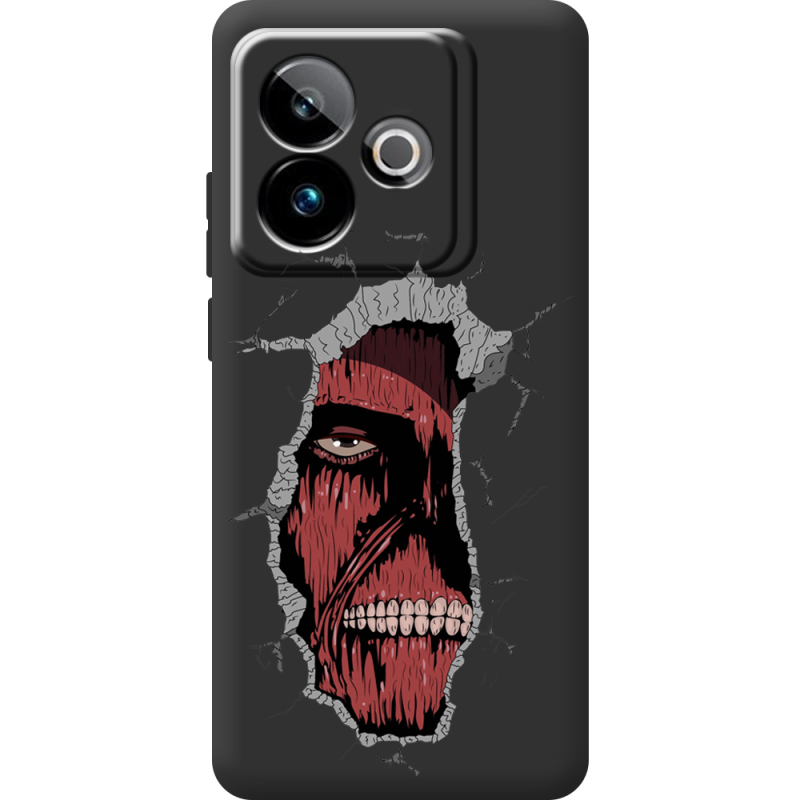 Чорний чохол BoxFace Realme GT 7T 5G Нападение на Титана