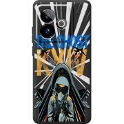 Чорний чохол BoxFace Realme GT 7T 5G Привид Києва в дії