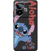 Чорний чохол BoxFace Realme GT 7T 5G Гавайський гість Stich