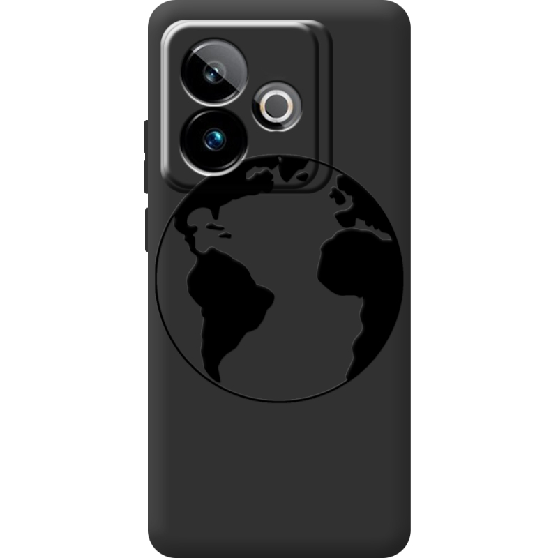 Чорний чохол BoxFace Realme GT 7T 5G Earth