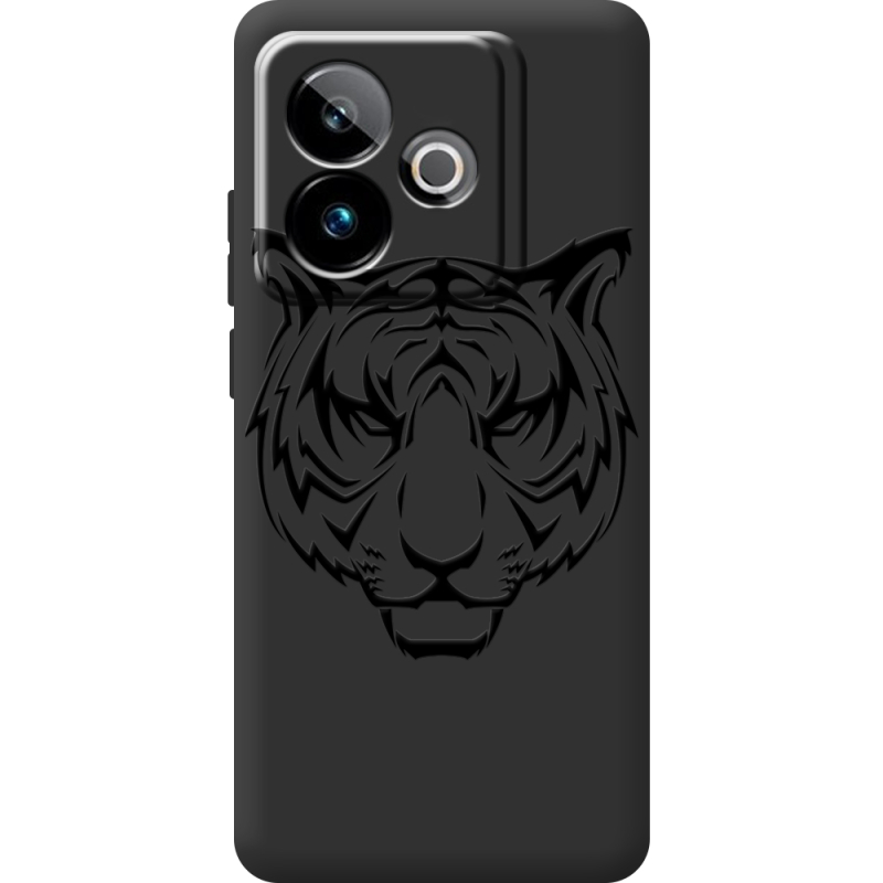 Чорний чохол BoxFace Realme GT 7T 5G Tiger