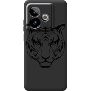 Чорний чохол BoxFace Realme GT 7T 5G Tiger