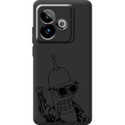 Чорний чохол BoxFace Realme GT 7T 5G 