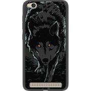 Черный чехол Uprint Xiaomi Redmi 5A Wolf