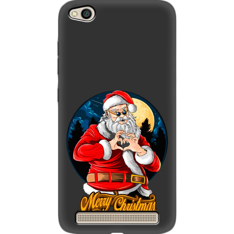 Черный чехол Uprint Xiaomi Redmi 5A Cool Santa