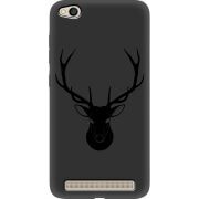 Черный чехол Uprint Xiaomi Redmi 5A Deer