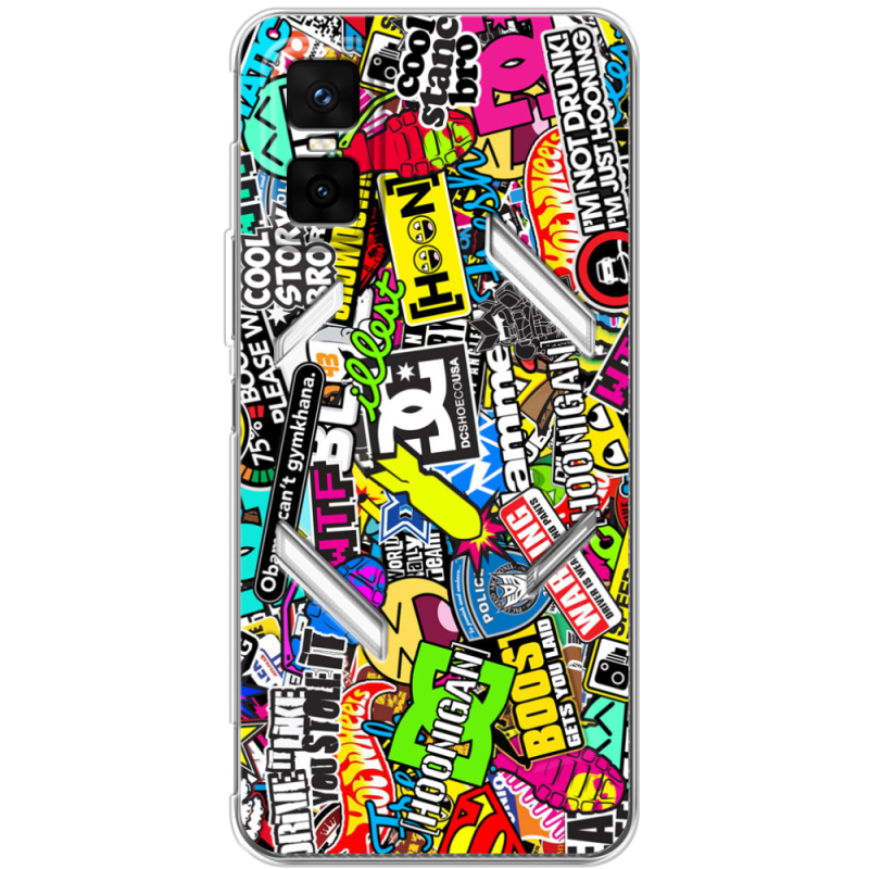 Чохол BoxFace Infinix GT 30 Pro Multicolored Inscriptions