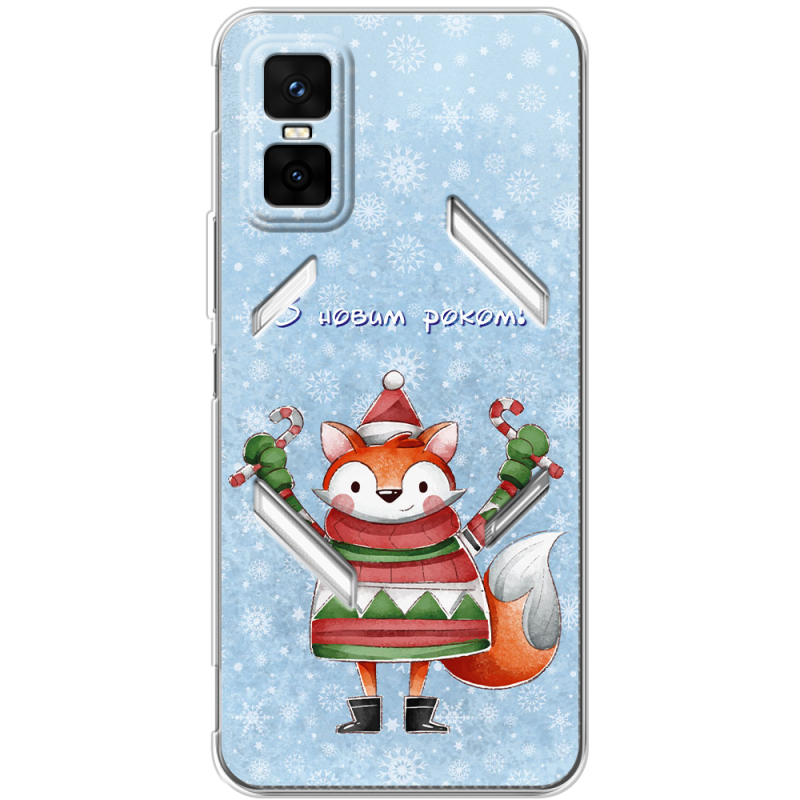 Чохол BoxFace Infinix GT 30 Pro Fox З новим роком!