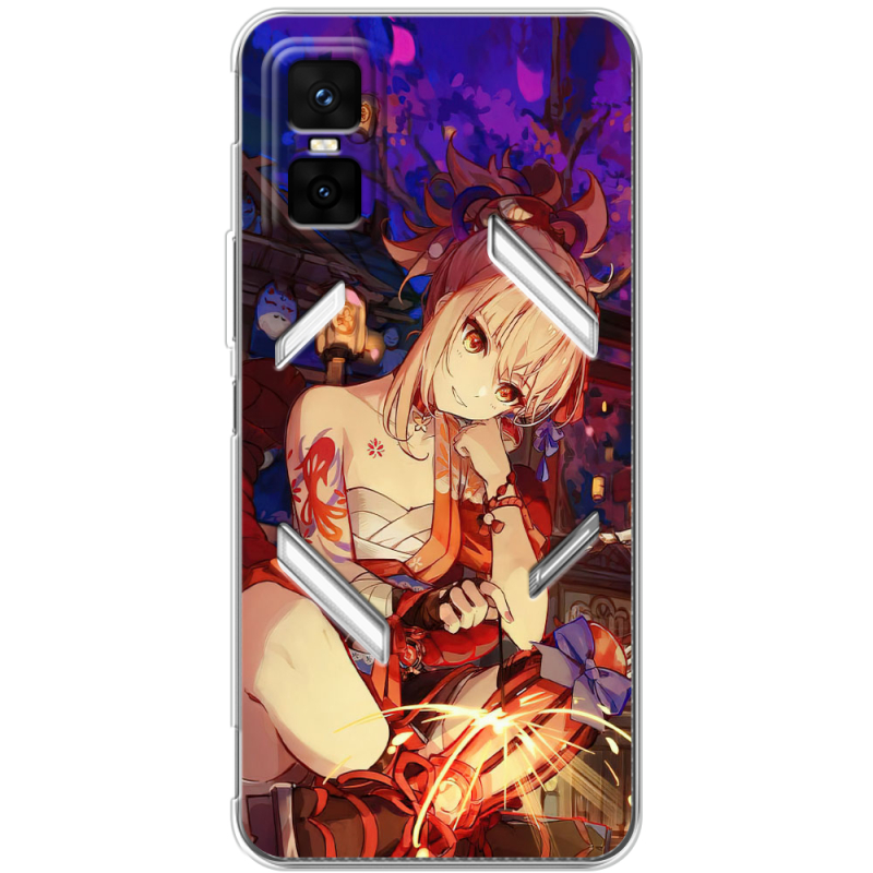 Чохол BoxFace Infinix GT 30 Pro Genshin Ёимия с огоньком