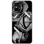 Чохол BoxFace Infinix GT 30 Pro Black and White Roses