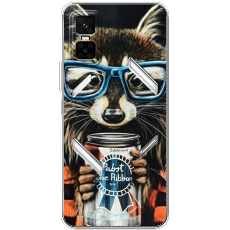 Чохол BoxFace Infinix GT 30 Pro Енот с банкой