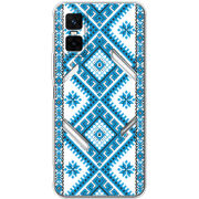 Чохол BoxFace Infinix GT 30 Pro Блакитний Орнамент