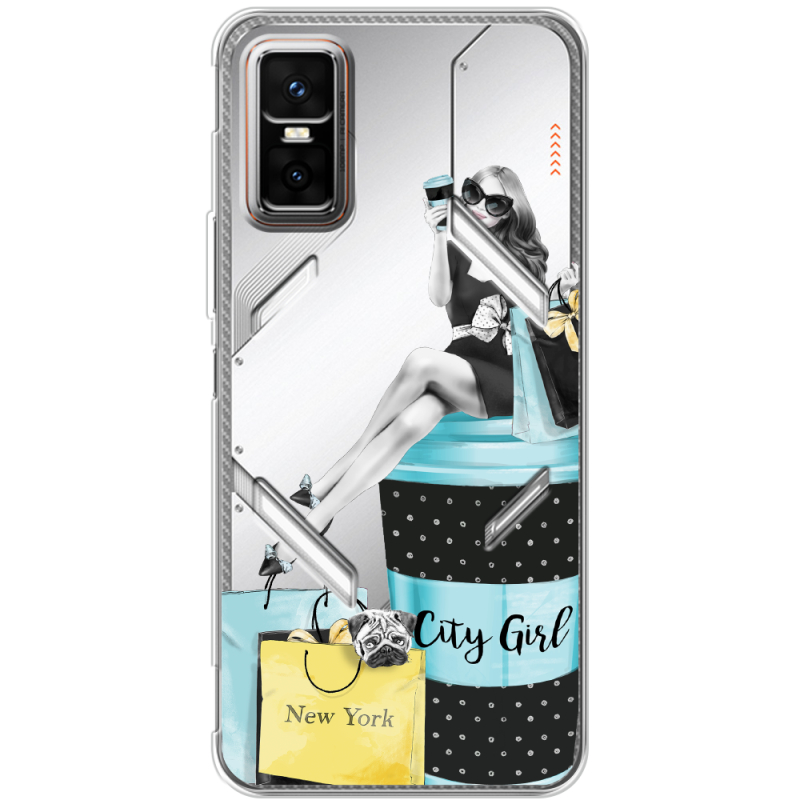 Прозорий чохол BoxFace Infinix GT 30 Pro City Girl