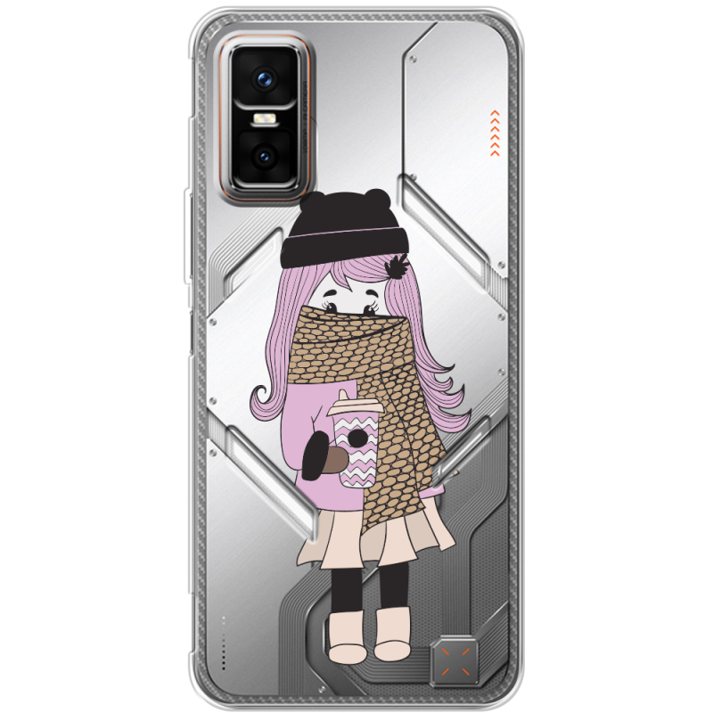 Прозорий чохол BoxFace Infinix GT 30 Pro Winter Morning Girl